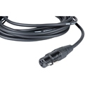 Cordon XLR 3 femelle - Jack 6.35 mâle Stéréo Premium 5m - BLACKCABLE 