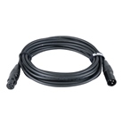 Cordon DMX 3 points mâle-femelle Premium - Longueur 5m - BLACKCABLE 