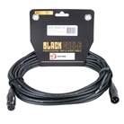 Cordon DMX 3 points mâle-femelle  Premium - Longueur 10m - BLACKCABLE 