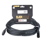 Cordon DMX 3 points mâle-femelle Premium - Longueur 15m - BLACKCABLE 