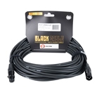 Cordon DMX 3 points mâle-femelle Premium - Longueur 20m - BLACKCABLE 