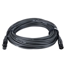 Cordon DMX 3 points mâle-femelle Premium - Longueur 30m - BLACKCABLE 