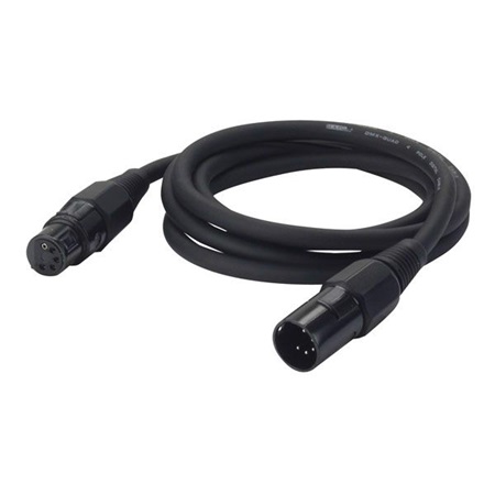 Cordon DMX 5 points mâle-femelle Premium - Longueur 5m - BLACKCABLE 