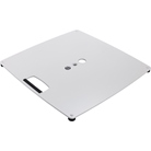 Embase carrée L acier epoxy blanc 550x550mm taraudage M20 K&M 26715