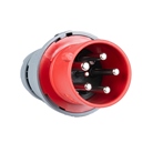 Fiche mâle IP44 P17 63A tétra 3P+N+T Bals