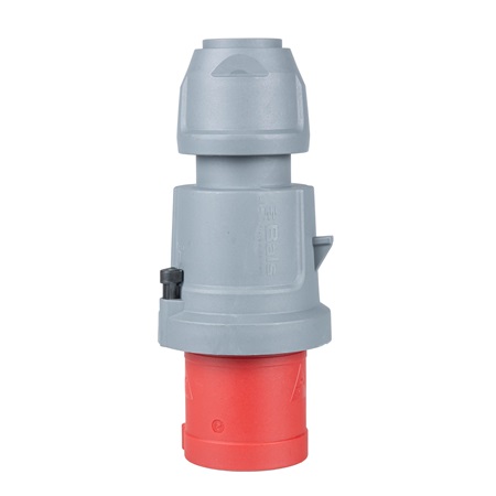 Fiche mâle IP44 P17 63A tétra 3P+N+T Bals