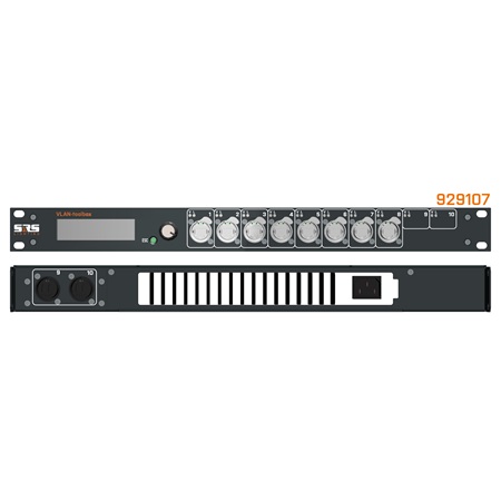 SRS Lighting VLAN Toolbox - switch réseau 8 + 2 ports OpticalCON (AR)