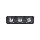 Bandeau ou panneau 19'' avec 3 ventilateurs d'extraction d'air - 3U