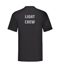 T-Shirt en coton Be1st Pro ''LIGHT CREW'' - Noir - Taille M