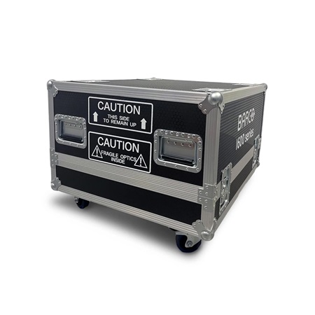 Flight Case Roadinger Pour 4 Projecteurs PAR-64 – Transport Pro, Bois Noir Solide