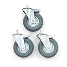 Kit de 3 roulettes AVENGER Wheel Set 200mm W/Brakes 474