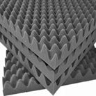 Foam100  - Pack de 10 mousses acoustiques alvéolées - gris