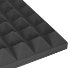 Foam200 - Pack de 10 mousses acoustiques pyramidales - gris