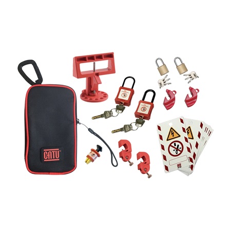 Kit de consignation pour disjoncteurs CATU en sacoche