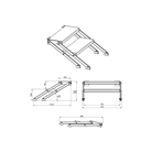 Contest Stage PLT-ST4060 - escalier réglable 40 à 60cm pour PLTS