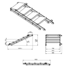 Contest Stage PLT-ST60100 - escalier réglable 60 à 100cm pour PLTS