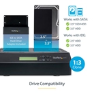 Duplicateur autonome 1 vers 3 pour disques durs SATA