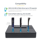 Duplicateur et effaceur autonome de clés USB 1:2