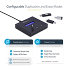 Duplicateur et effaceur autonome de clés USB 1:2