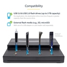 Duplicateur et effaceur autonome de clés USB 1:7