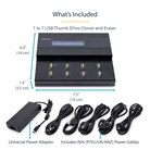 Duplicateur et effaceur autonome de clés USB 1:7
