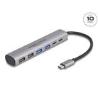 Hub USB 10Gb/s DELOCK 2 ports USB Type C, 2 USB Type A