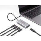 Hub USB 10Gb/s DELOCK 4 ports USB Type C et 1 USB Type C PD 85W