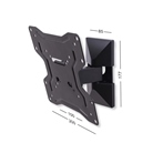 Support écran mural orientable et inclinable - VESA 200