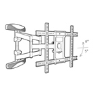Support écran mural orientable et inclinable - VESA 600
