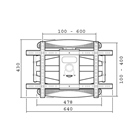 Support écran mural orientable et inclinable - VESA 600