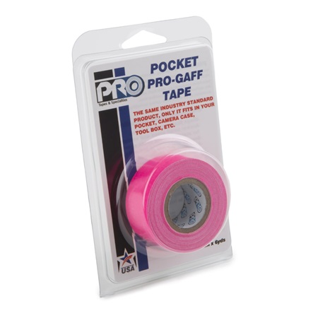 Gaffer US GAF PRO TAPES Pro Gaff® - 24mm x 5,4m Rose Fluo 