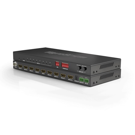 Distributeur/Splitter HDMI 2.0 HDCP 2.2 - 1 entrée 8 sorties - 4K 
