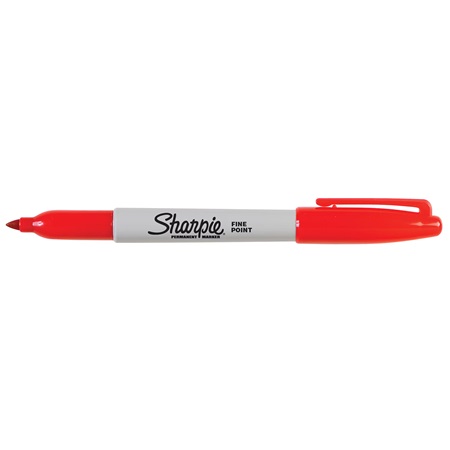 Marqueur indélébile SHARPIE Permanent Marker Fine - Rouge