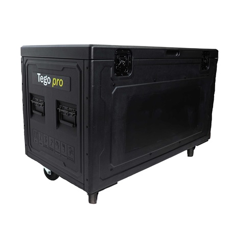 Malle de transport TEGO PO PE Case 100x50cm avec 3 séparateurs