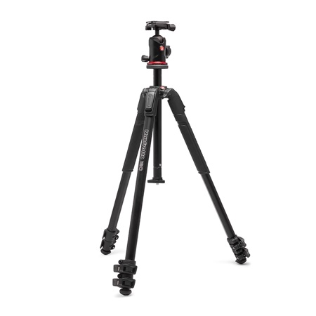 Trépied photo complet 3 sections en aluminium MANFROTTO MK190X3-Q6T