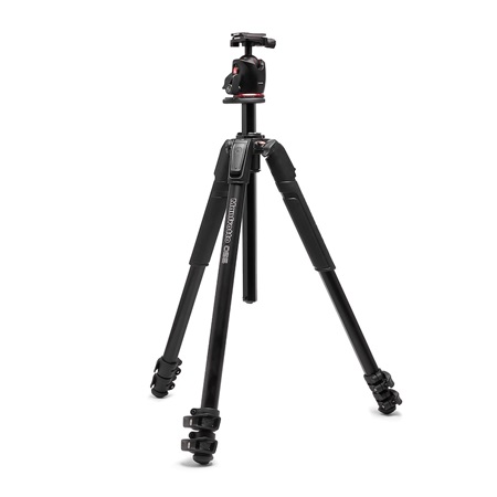 Trépied photo complet 3 sections en aluminium MANFROTTO MK055XPRO3-Q6T