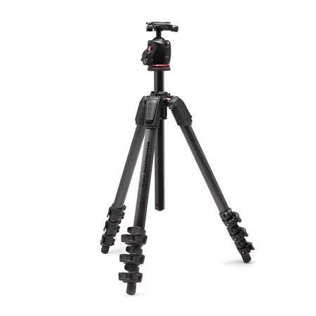 Trépied photo complet 3 sections en carbone MANFROTTO MK055CXPRO4-Q6T