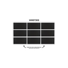 Cadre de montage 3x3 ADJ WMST3X3 pour panneau Led WMS2