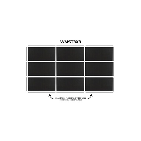 Cadre de montage 3x3 ADJ WMST3X3 pour panneau Led WMS2