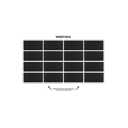 Cadre de montage 4x4 ADJ WMST4X4 pour panneau Led WMS2