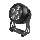 Pack de 6 par led IP65 sur batterie 6 x 20W + acc + flight case FLASH