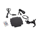 Pack de 6 par led IP65 sur batterie 6 x 20W + acc + flight case FLASH