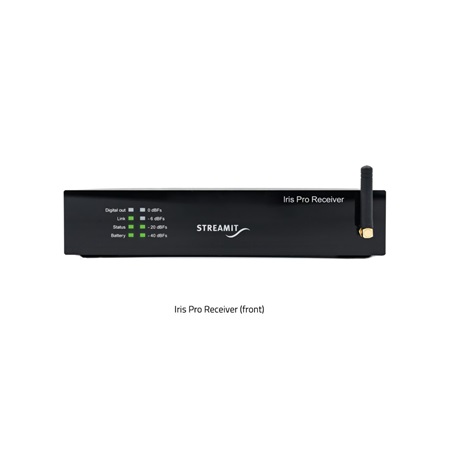 Stream IT Iris Pro RX - récepteur audio 2ch DECT - XLR, RCA, bornier