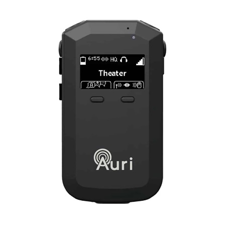 AURI Listen Technologies - récepteur BT Auracast sur batterie