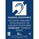 LA-308 - AURI Listen Technologies - Signalétique de présence d'un système AURI