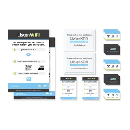 Listen WIFI - kit d'affichage et d'accès multiformats