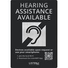 Listen WIFI - plaque d'affichage - sensibilisation pour mal entendant