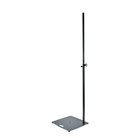 K&M 24654 - pied d'enceinte/lumière sur embase carré 1,4 à 2,4m