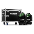 Nereid 1940 - pack de 2 lyres Wash/Beam IP65 19 x 40W led BeamZ Pro