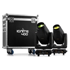 Ignite 400 - pack de 2 lyres Beam/Spot/Wash 400W led BeamZ Pro